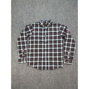 Ariat Pro Series Boys Plaid Button Up Shirt M 10-12 Cowboy‎ Western Ranch Rodeo